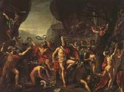 Jacques-Louis David Leonidas at thermopylae (mk02) USA oil painting artist